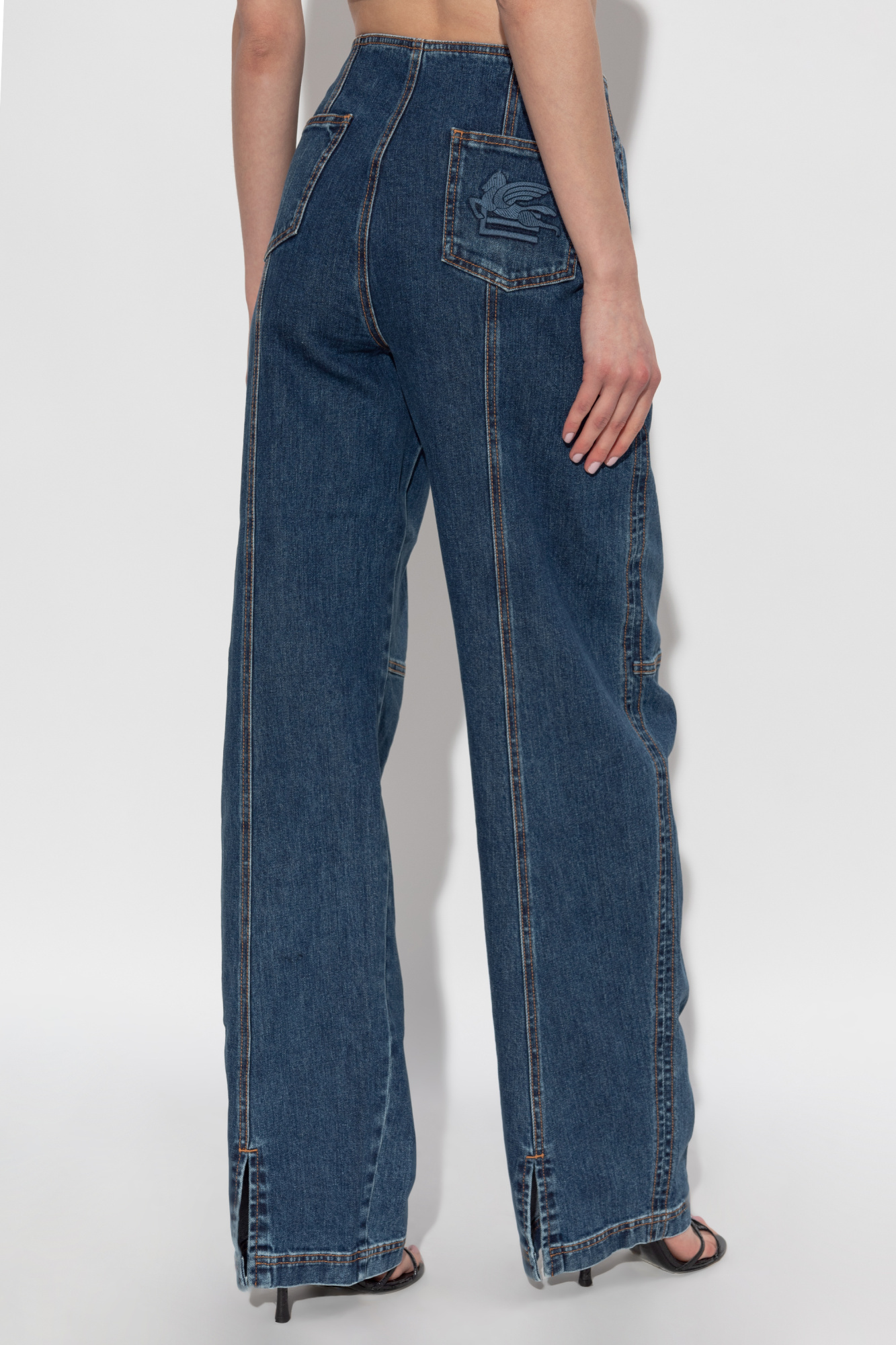 デニム・ジーパン ETRO Women Denim Pants WRNB0025 AD283 S8280 AZZURRI BLU MELA Etro Denim Jeans WRNB0025.AD283-S8280 AZZURRI BL | IlDuomo